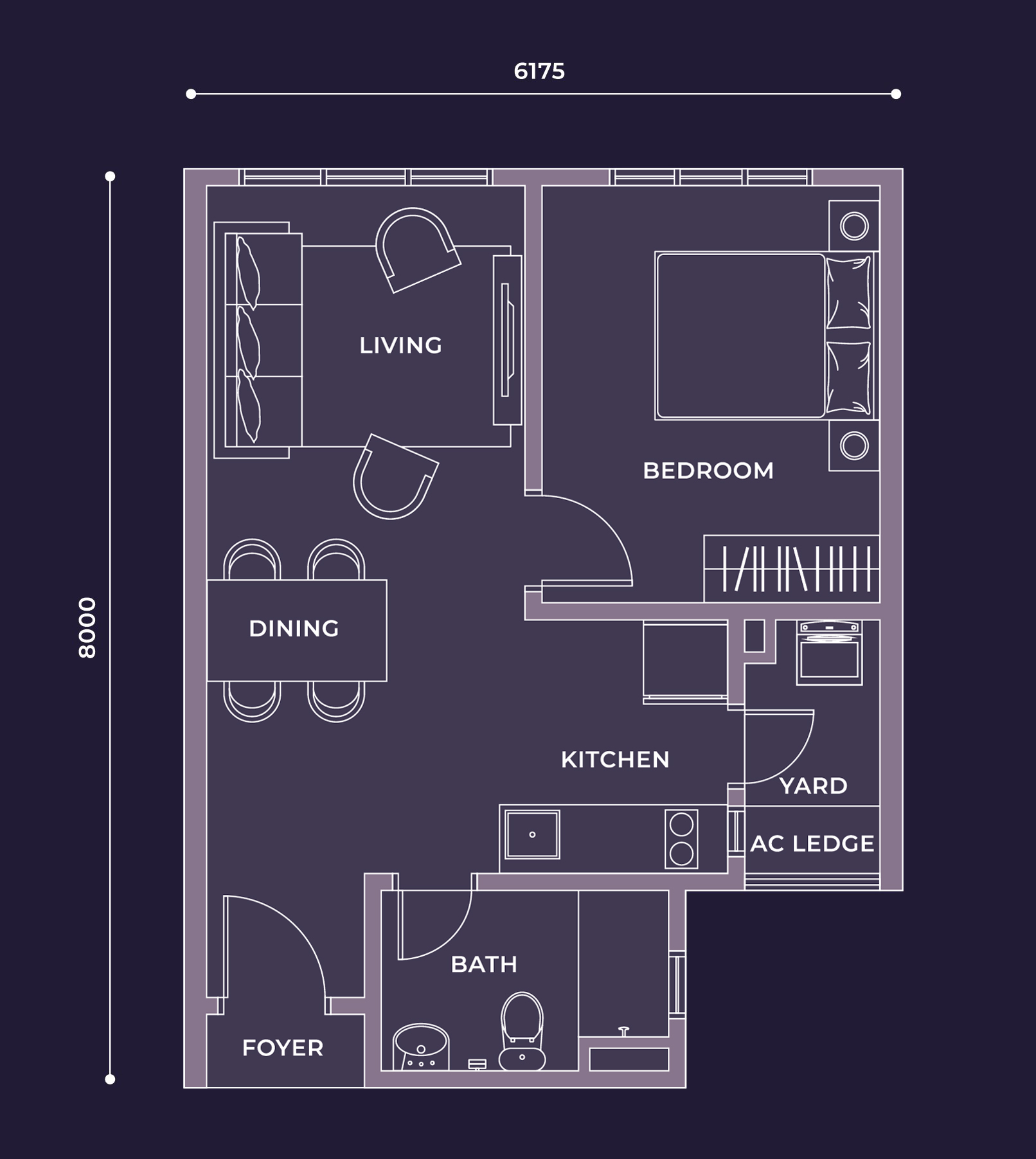 Type B Floor Plan